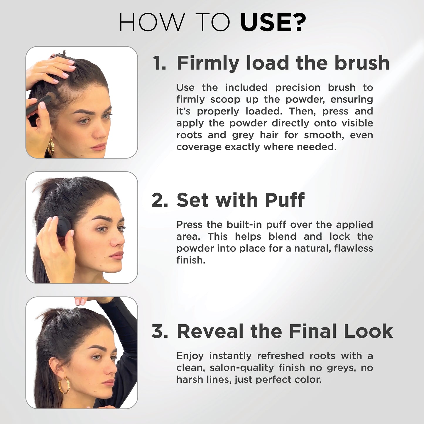 Root Touch Up Powder & Brush 10 g
