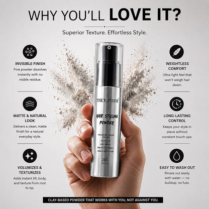 Thick Fiber Hair Styling Powder -26g
